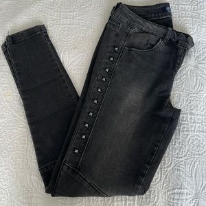 Black Studded Jeans